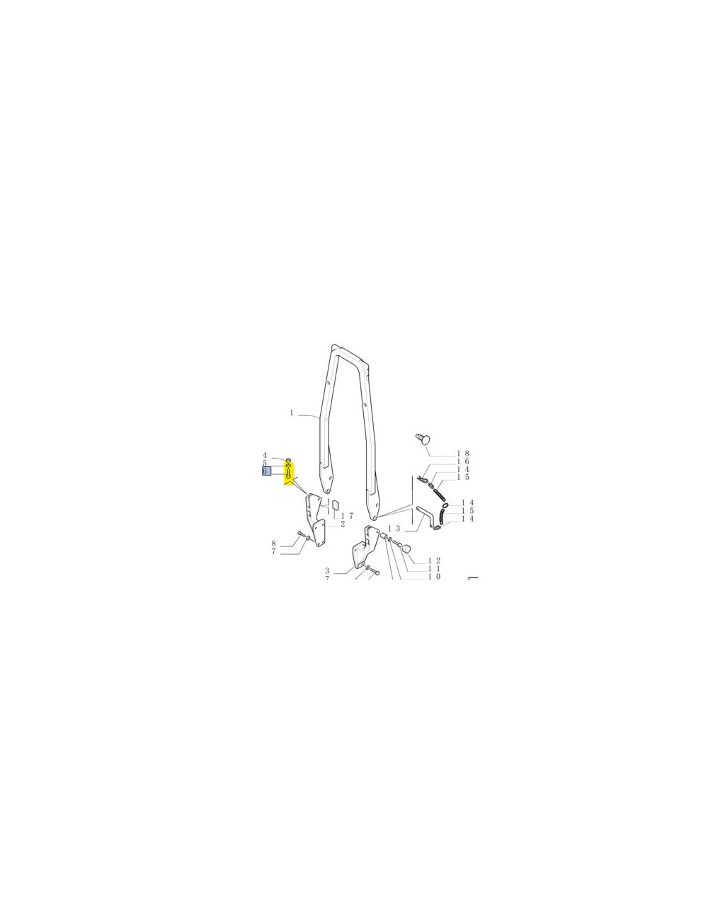 Tampone di gomma New Holland - cod 79037282