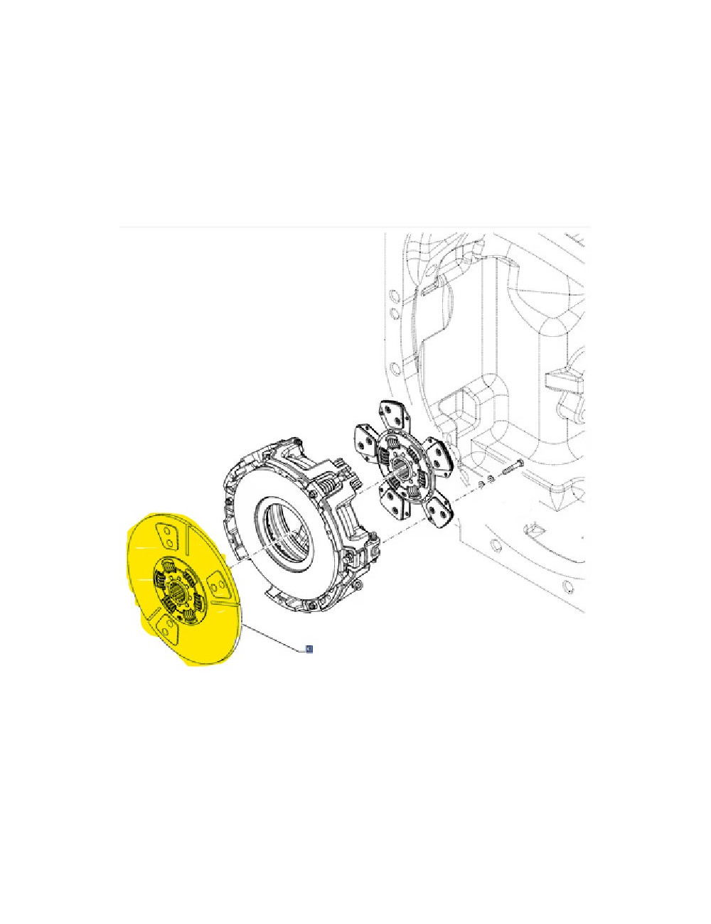Disco Frizione pto -Ricambio Originale CNH - cod.47706084 Disco Frizione pto -Ricambio Originale CNH - cod.47706084