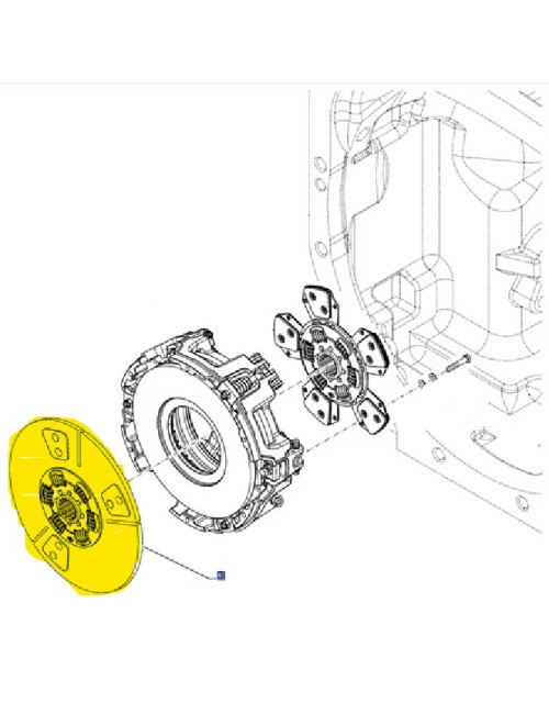 Disco Frizione pto -Ricambio Originale CNH - cod.47706084