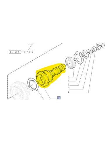 Albero trasmissione New Holland - cod 5176935
