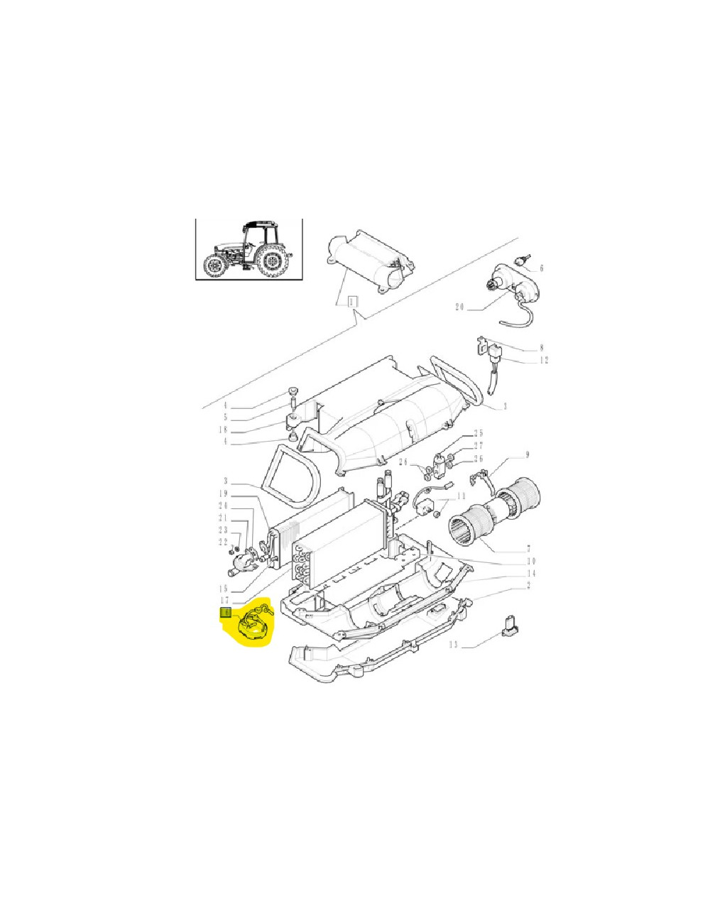 bocca aria New Holland cod 5192098 bocca aria New Holland cod 5192098