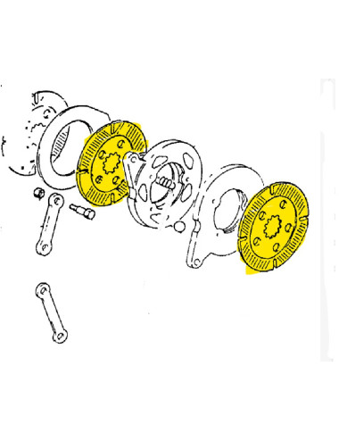 Disco freno compatibile New Holland - cod 44908176