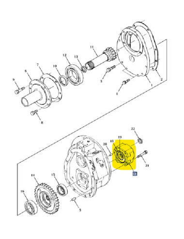 Pompa idraulica New Holland - cod 83985513