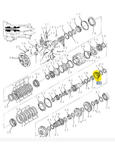 Ingranaggio New Holland - cod 81867451