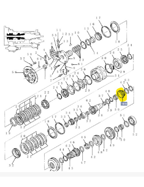 Ingranaggio New Holland - cod 81867451