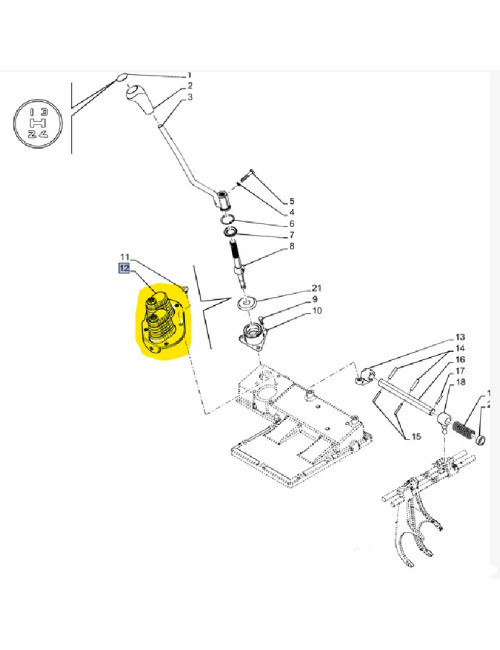 parapolvere cambio New Holland cod 47648240