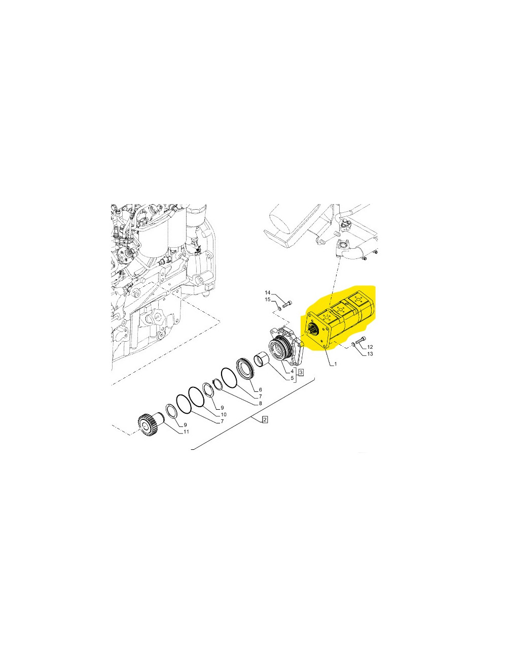 pompa idraulica New Holland cod 51605938 pompa idraulica New Holland cod 51605938