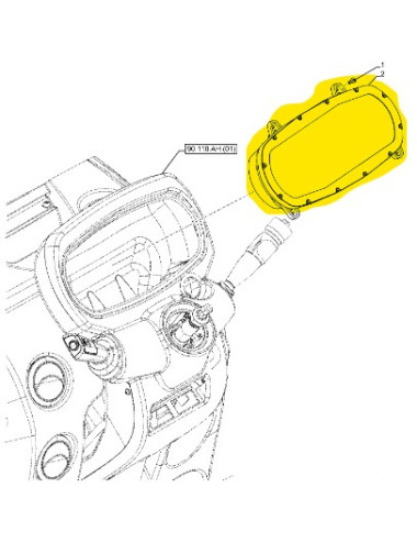 quadro strumenti New Holland cod 47857195