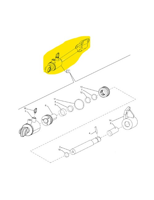 barra stabilizzatrice dx New Holland cod 91839769