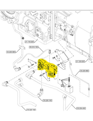 valvola freno New Holland cod 47984689