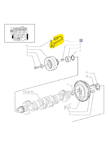 sensore giri New Holland cod 82030048