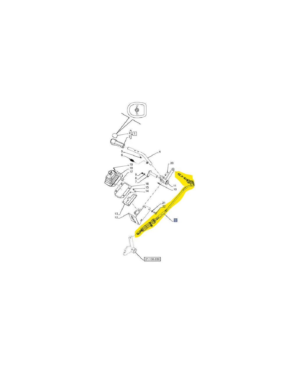 cavo inversore New Holland cod 51604324