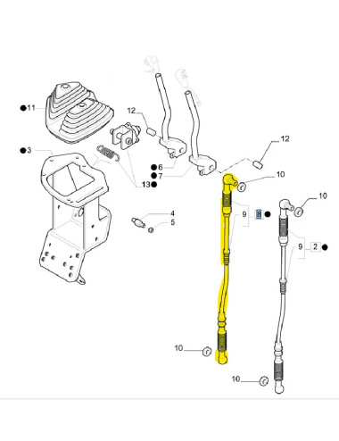 cavo comando New Holland cod 82036117