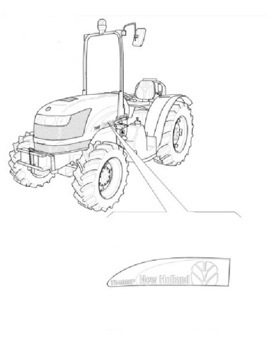 kit decalcomania TD4030F New Holland cod 84192448