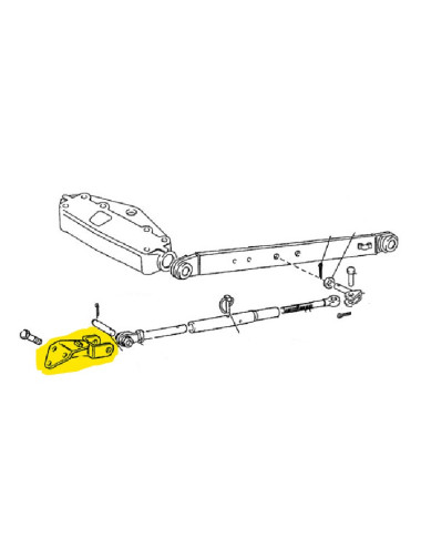 Supporto puntone limitatore New Holland - cod 44906323