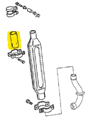 silenziatore verticale New Holland - cod 44905774