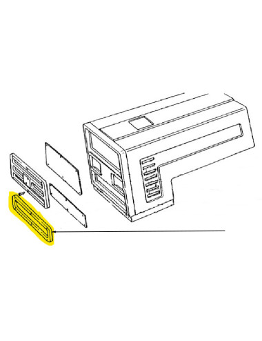 Calandra radiatore New Holland - cod 44905075
