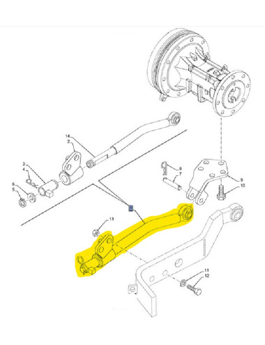 Tirante superiore destro New Holland - cod 5197057
