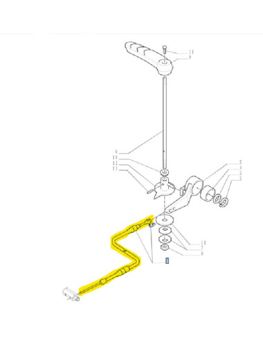 Cavo comando a mano acceleratore  New Holland - cod 87290484