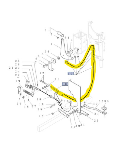 Cavo comando acceleratore New Holland - cod 86504052