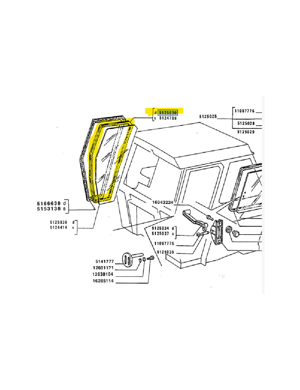 guarnizione gomma New Holland cod 91845587