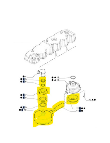 filtro sfiato New Holland cod 5803364603