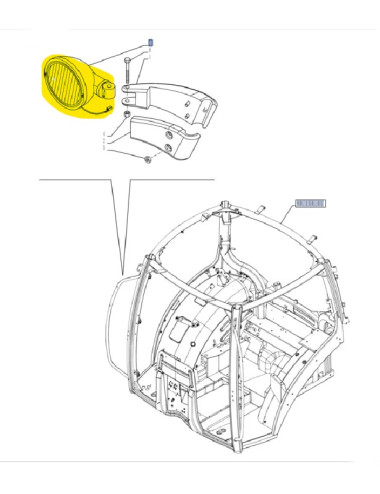 luce lavoro sx New Holland cod 84565664