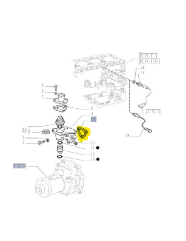 guarnizione New Holland cod 98400784