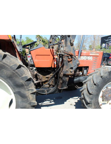 trattore usato fiat 80-66dt con caricatore Sigma mod.Grifone