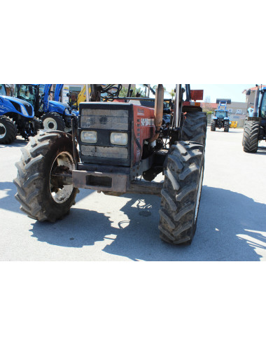 trattore usato fiat 80-66dt con caricatore Sigma mod.Grifone