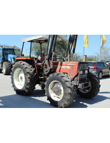 trattore usato fiat 80-66dt con caricatore Sigma mod.Grifone