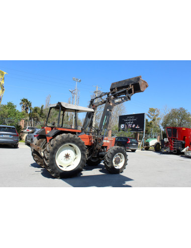 trattore usato fiat 80-66dt con caricatore Sigma mod.Grifone