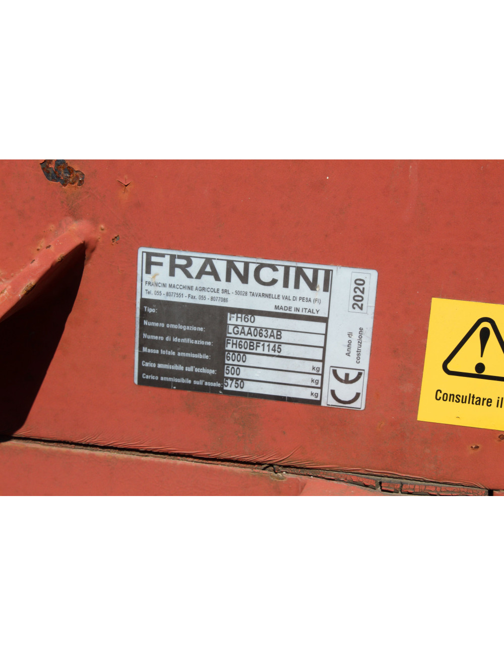 carrellone usato Francini HF60