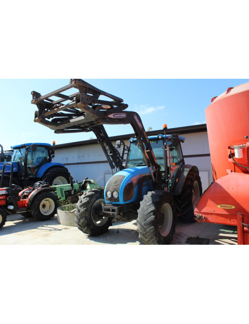 trattore usato Landini powerfarm 100 con caricatore