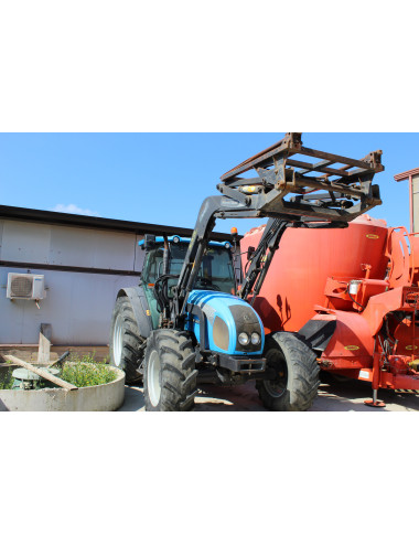 trattore usato Landini powerfarm 100 con caricatore