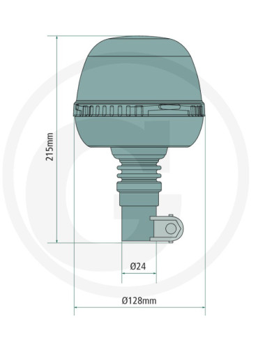lampeggiante a led Granit cod 7070010410