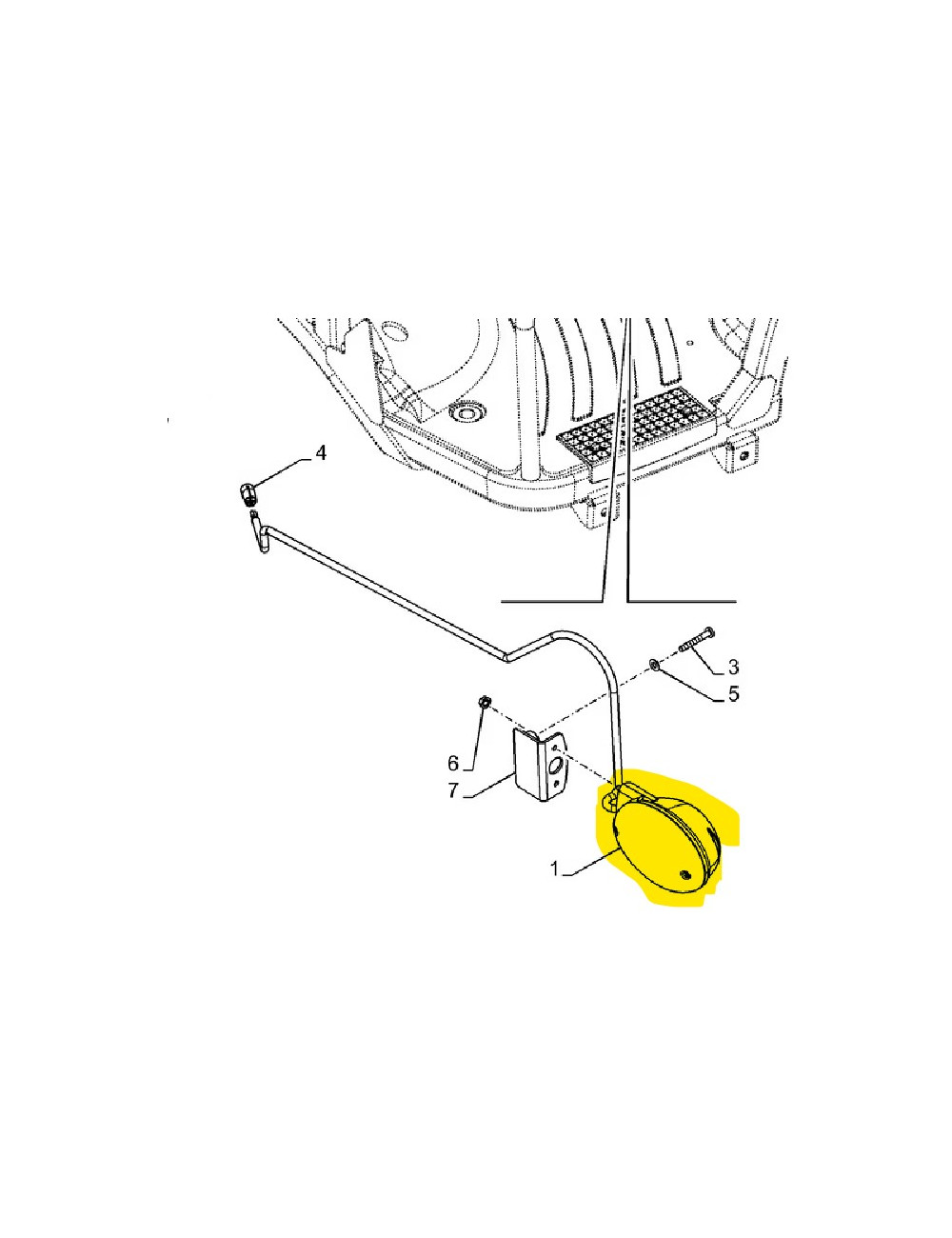 lampada di direzione sinistra New Holland cod 84516981