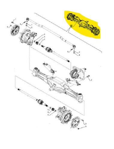 assale anteriore New Holland cod 84180953