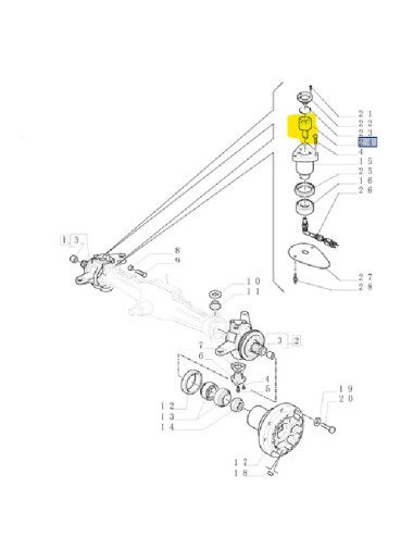 sensore di sterzata New Holland cod 87303761