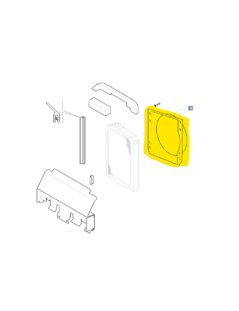 convogliatore riparo New Holland cod 87388169