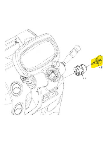 chiave avviamento New Holland cod 51561981