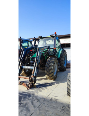 trattore usato Deutz con caricatore sigma 4 Iron
