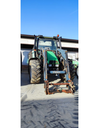 trattore usato Deutz con caricatore sigma 4 Iron