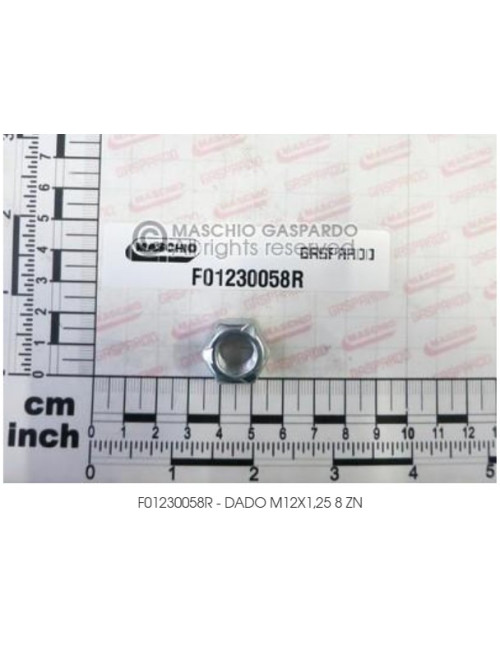 Dado autobloccante cod- 00553611 Ricambio originale Maschio