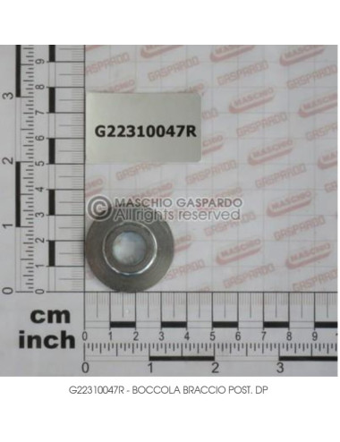 boccola braccio post cod 22310047 ricambi originali gaspardo