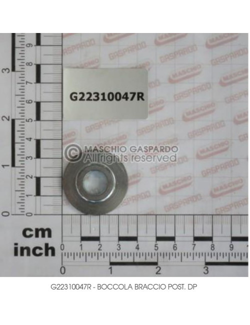 boccola braccio post cod 22310047 ricambi originali gaspardo