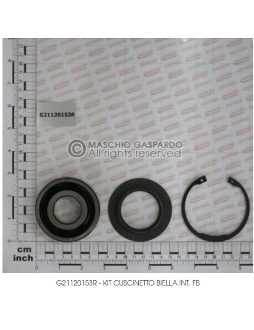 kit cuscinetto biella int. FB cod. 21120153R ricambi originali maschio