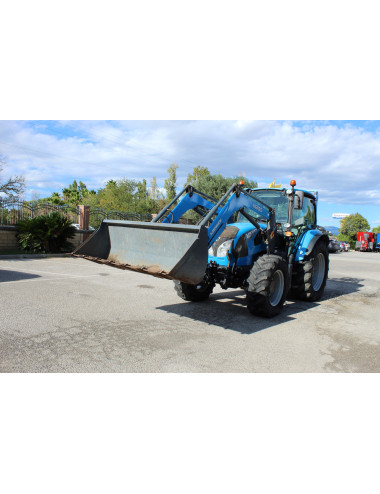 trattore usato Landini S-100 con caricatore MB80 e muletto Nobili