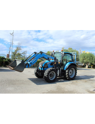 trattore usato Landini S-100 con caricatore MB80 e muletto Nobili