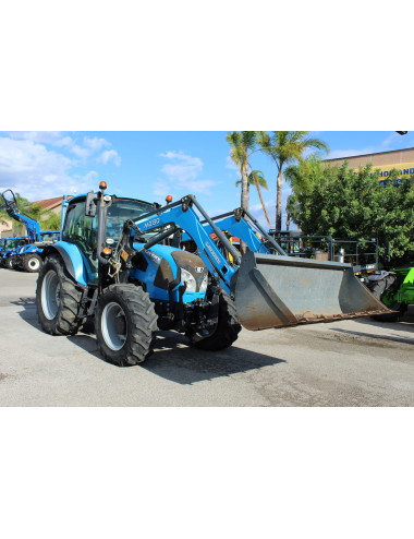 trattore usato Landini S-100 con caricatore MB80 e muletto Nobili